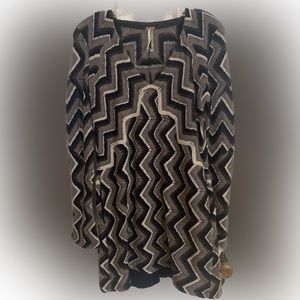 Free People sweater dress w/pockets, zipper sleeves & shell lining. - Size XS